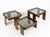 Wood and Glass Nesting Tables by Gianfranco Frattini, Italy, 1970s, Set of 3 For Sale - Image 3 of 18