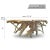 Early 21st Century Contemporary Natural Teak Wood Live Edge Console Table For Sale - Image 5 of 5