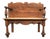 Vintage Dutch Oak Hall Bench, 1920s For Sale