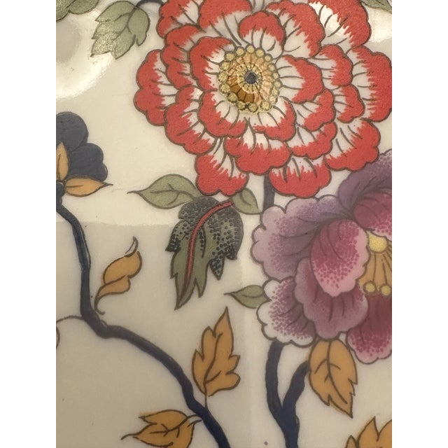Limoges, France Vintage Limoges France Porcelain Hand Painted 10"x 7" Serv Ing Plate Tray For Sale - Image 4 of 12