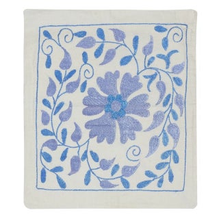 17"x19" Embroidered 100% Cotton Cushion Cover. Home Decor. Handmade Pillowcase For Sale