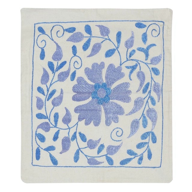 17"x19" Embroidered 100% Cotton Cushion Cover. Home Decor. Handmade Pillowcase For Sale