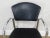 Brayton International Collection Steelcase Chrome & Black Leather Armchairs - a Pair For Sale In Philadelphia - Image 6 of 12