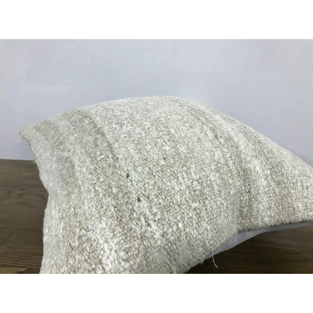 Vintage Natural Turkish Hemp Pillow For Sale - Image 4 of 6