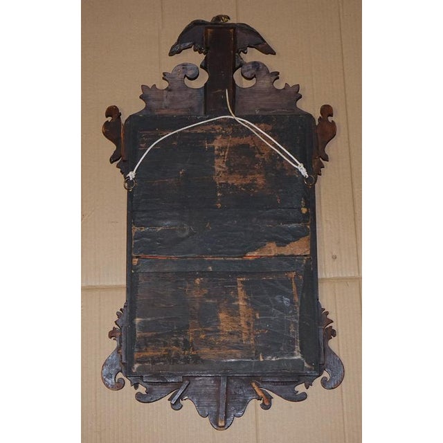 Antique Georgian Gilded Eagle Wall Mirror, 1760 For Sale - Image 9 of 10