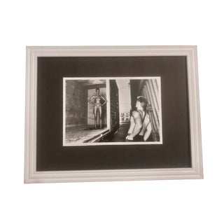 1985 "Grace Jones & Dolph Lundgren" Photograph by Helmut Newton For Sale