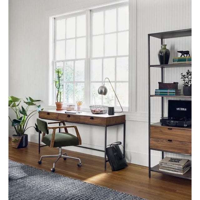 Four Hands Trey Modular Writing Desk, Auburn Poplar For Sale In Austin - Image 6 of 13