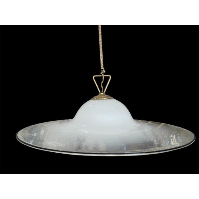 Vistosi xxl murano glass pendant light this exceptional vistosi pendant light, a large model dating from the late 1980s,...