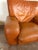 Vintage 1970s Italian Cognac Leather Lounge Chairs For Sale - Image 10 of 12