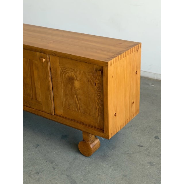 Trolley Credenza in Pine For Sale - Image 10 of 13