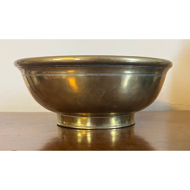 Antique 18th Century Dutch Brass Footed Fruit Bowl For Sale - Image 11 of 18