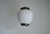 Art Deco Pendant Lamp composed of opaline glass with a beautiful pattern and brass details. Ready to use with a regular...