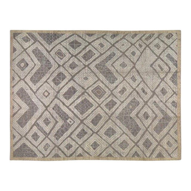 Moroccan Hand Knotted Beni Ourain Rug With Soft Texture,9'1"X12' For Sale