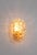 Amber Bubble Glass Sconce by Helena Tynell for Limburg, Germany, 1960s For Sale - Image 12 of 16