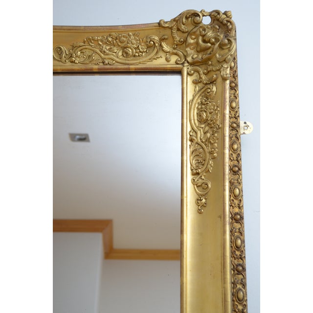 Full Length Floor-Standing Pier Chateau Mirror, 1850 For Sale - Image 9 of 15