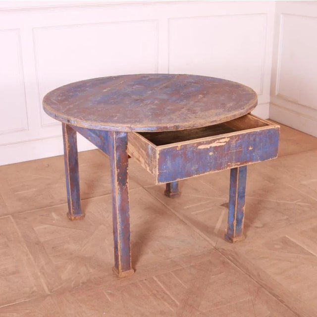 French Painted Dining Table For Sale - Image 3 of 7