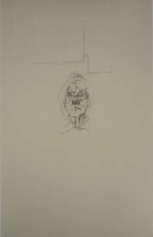 Alberto Giacometti, Portrait de la mère, Lithograph