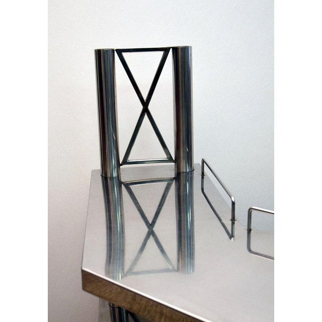 Steel Console Table, Italy, 1970s For Sale - Image 10 of 14