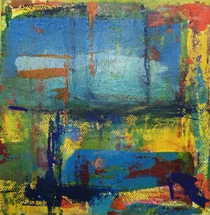 “AS020823” Contemporary Original Abstract Study Painting by Stephen Stilgenbauer
