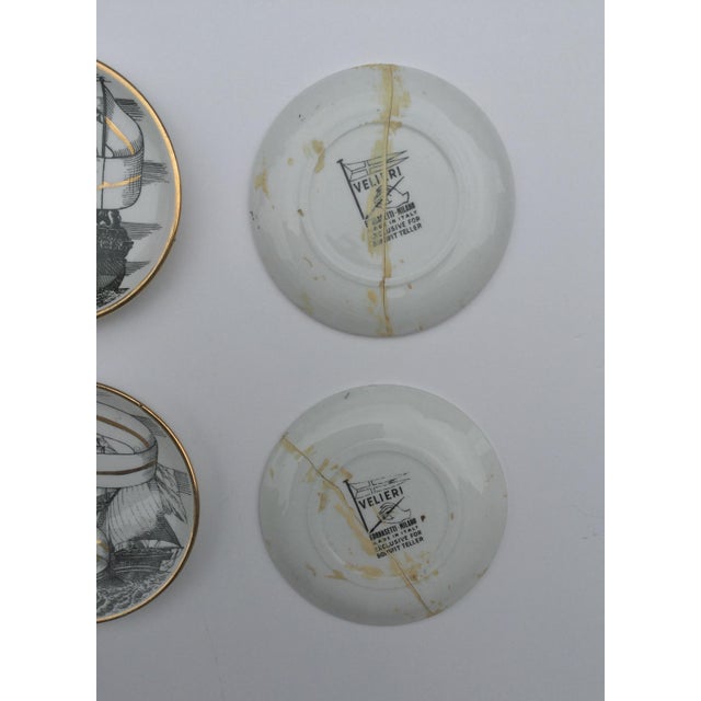 Mid Century Italian Piero Fornasetti for Bonwit Teller Tall Ship