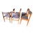 Brown 1950s Mid-Century Danish Teak Dining Table Chairs – Scandinavian Modern Set For Sale - Image 8 of 18