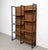 Modular wall unit by meurop, belgium, designed in the 1960s and 1970s. the piece features black lacquered metal uprights...