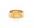 Cartier Mid 20th Century Cartier Love 3 Diamond 18k Yellow Gold 5.5mm Band Ring Size 6 w/Paper For Sale - Image 4 of 7