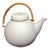 1960s Arabia Finland Ga3 White Matte Glaze Teapot Coffee Pot Ulla Procope Mid Century For Sale