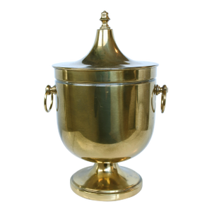 Mid-Century Brass Urn Shaped Ice Bucket