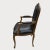 French Vintage Chateau d'Ax Louis XV Style Bergère Arm Chair For Sale - Image 3 of 7
