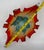 1960s Mid-Century Italian Murano Sommerso Art Glass Splash Bowl Centerpiece For Sale - Image 11 of 11