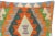 Rustic Southwestern Turkish Federico Hand Woven Kilim Throw Pillow For Sale - Image 3 of 5