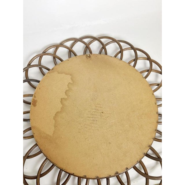 Vintage Wooden Mirror, France, 1960s For Sale - Image 9 of 11