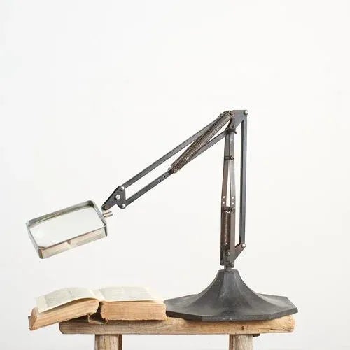 Art Deco Style Anglepoise Table Magnifier by N&B Ltd., 1930s For Sale - Image 9 of 9