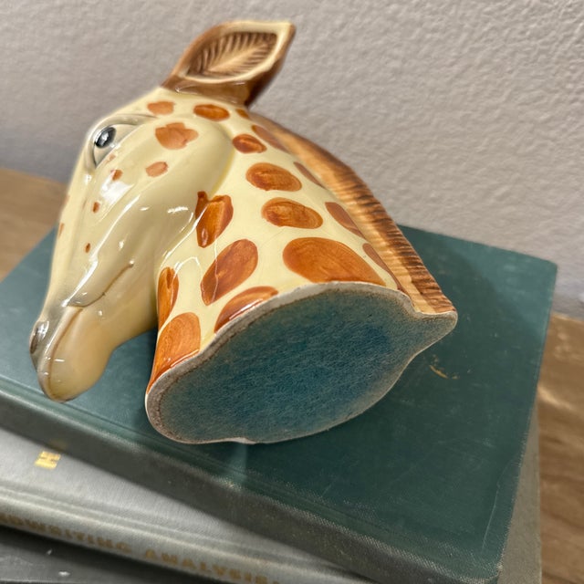 Vintage Italian Ceramic Giraffe For Sale - Image 4 of 7