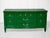 Mid 20th Century Vintage Transitional Credenza Ribbon Hardware in Green by Thomasville - Newly Painted For Sale - Image 5 of 12