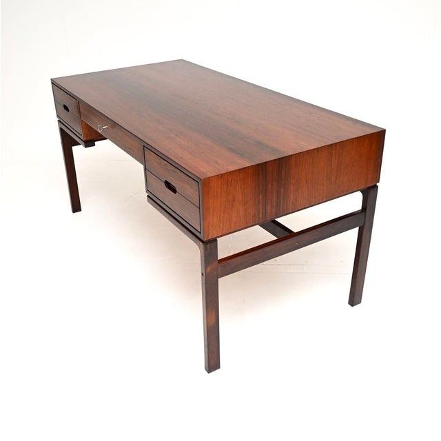 Mid-Century Modern Vintage Danish Desk by Arne Wahl Iversen for Vinde Møbelfabrik, 1960 For Sale - Image 3 of 11