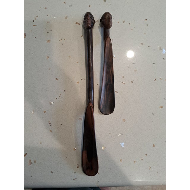 Mid Century African Shoehorns For Sale In Miami - Image 6 of 7