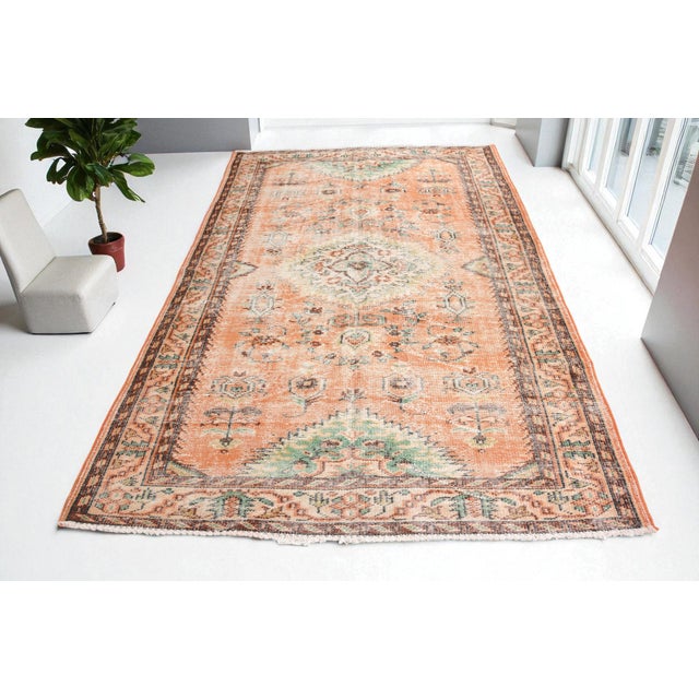 Home Living Ethic Vintage Rug For Sale - Image 4 of 11