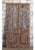 Mid-Century Modern Antique Carved Double Door With Brass Studs – Rustic Sliding or Hinged Barn Doors 80x42 For Sale - Image 3 of 5