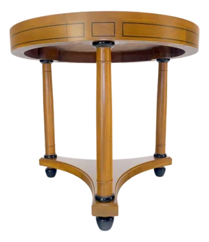 Charak Neoclassical Biedermeier Style c1940s Center Lamp Table Stand Gueridon