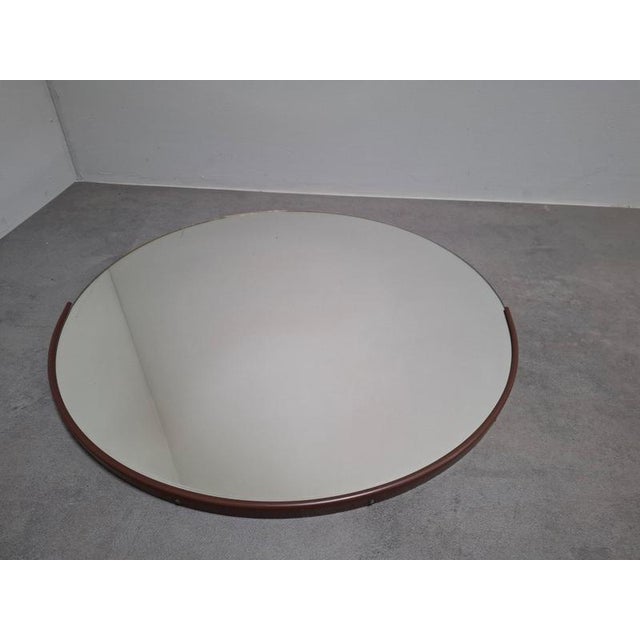 Vintage Czechoslovakian Round Wall Mirror, 1970s For Sale - Image 14 of 15