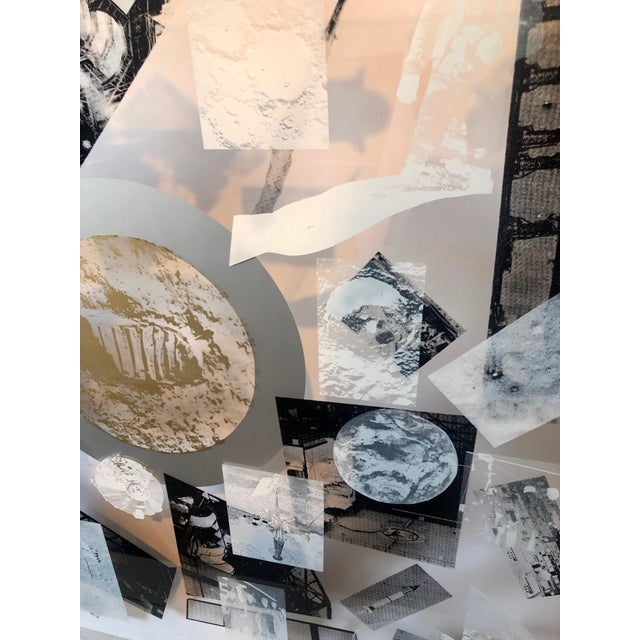 Lowell Nesbitt, MOONWALK 1970 Color Silkscreen Screenprint Acrylic Plexiglass Mod Space Art, 1970 For Sale - Image 12 of 15