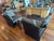 Donghia Contemporary Donghia Black and Gray Armchairs, a Pair For Sale - Image 4 of 13