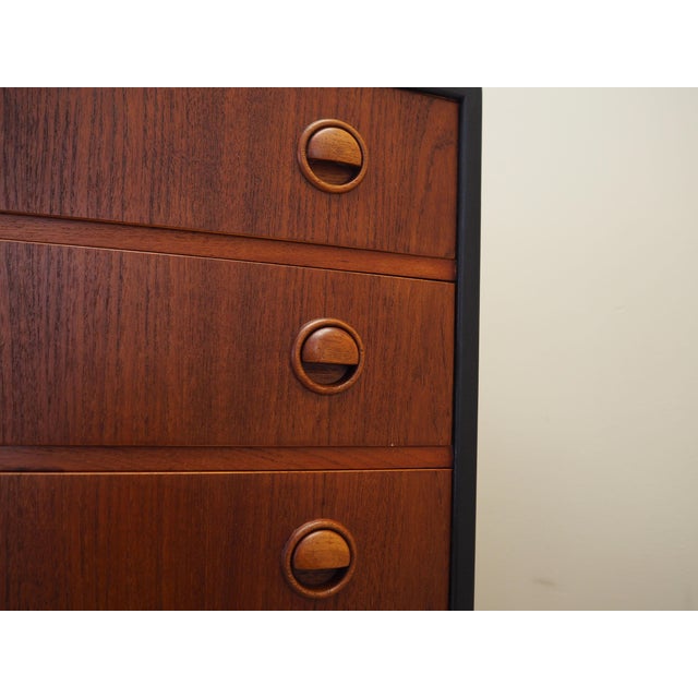 Vintage Danish Teak Chest of Drawers by Kai Kristiansen for Feldballes Møbelfabrik, 1960s For Sale - Image 11 of 12