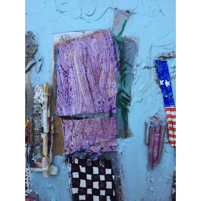 1990s Framed Jazz Musician Painting by Pashyanti Carole Hand For Sale - Image 4 of 6