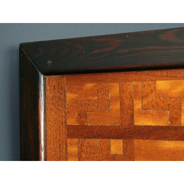 Japanese Intarsia Wood Marquetry Artwork For Sale - Image 9 of 11