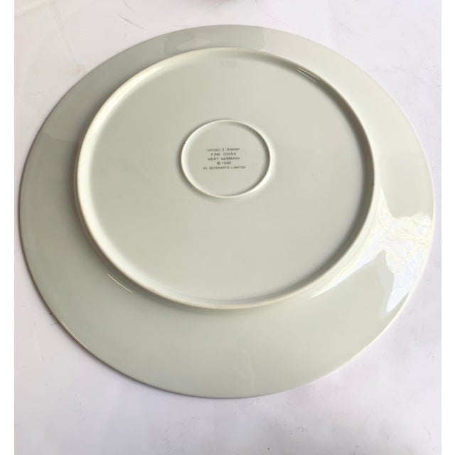 Erte Porcelain Plate by Sevenarts Limited For Sale - Image 4 of 9