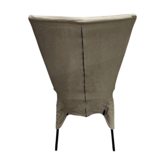 Canvas Dining Chairs by Gerard Van Den Berg, Set of 2 For Sale - Image 10 of 13