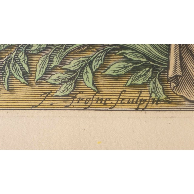 Jean Frosne Hôtel De Ville De Paris Engraving, Louvre Chalcographie, Framed For Sale - Image 6 of 12